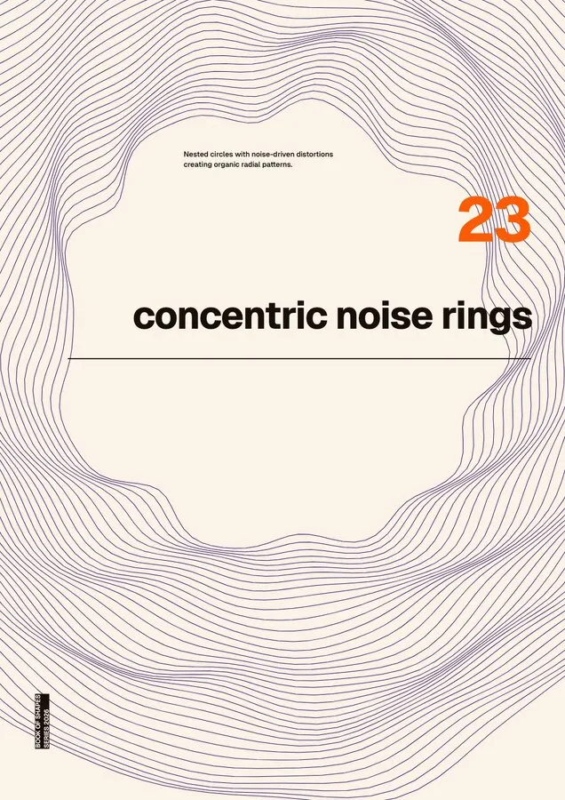 Plakat Concentric Noise Rings