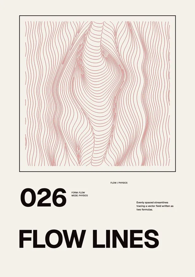 Plakat Flow Lines