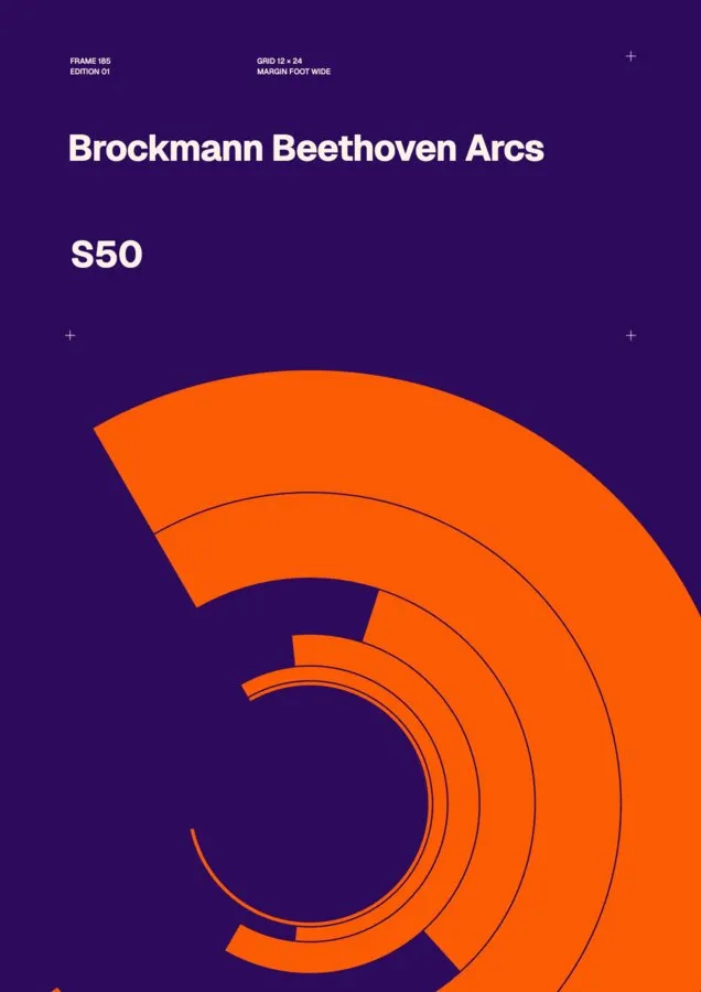 Plakat Brockmann Beethoven Arcs, S50